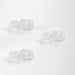 RADIUS Deep Mount earpiece In-ear HP-DME04CL Clear XS Size Set of 3 Pieces NEW_2