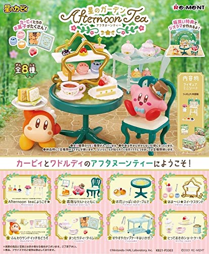 Re-Ment Kirby Star Garden Afternoon Tea 8 pieces Complete BOX Miniature Figure_1