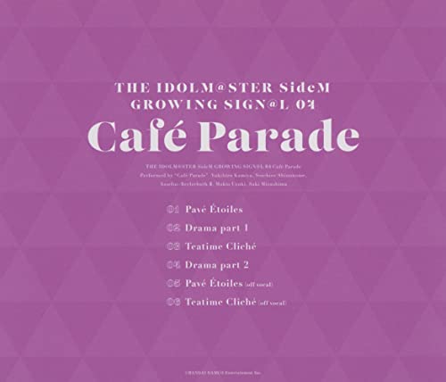 [CD] THE IDOLMaSTER SideM GROWING SIGNaL 04 Cafe Parade NEW from Japan_2