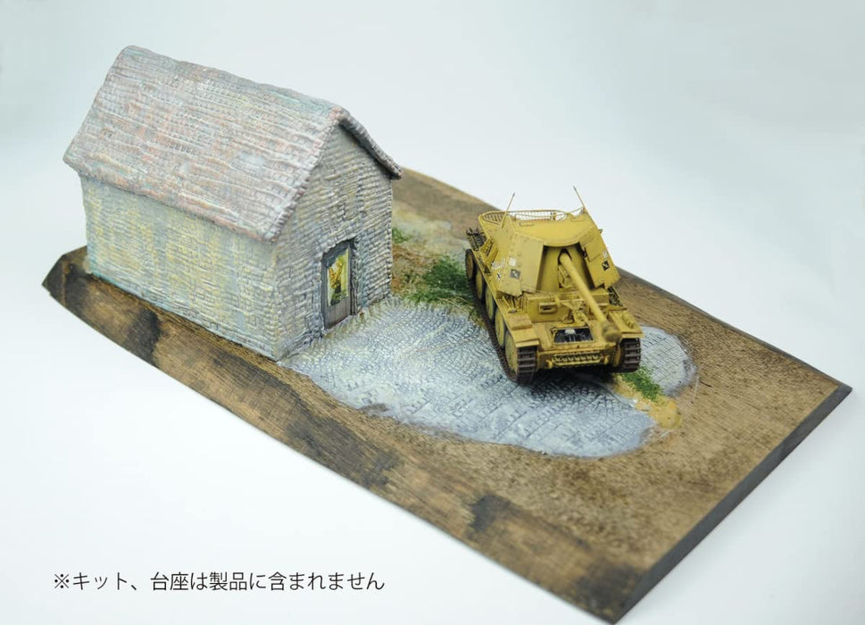 Platts/MONO 1/35 farm equipment shed & super lightweight clay diorama clay MJK02_4