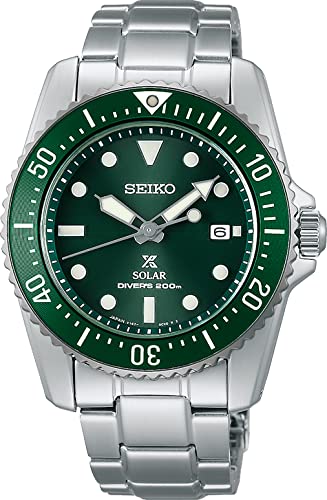 Seiko Prospex SBDN077 GREEN Diver 200m Solar Stainless Steel Sapphire Men Watch_1