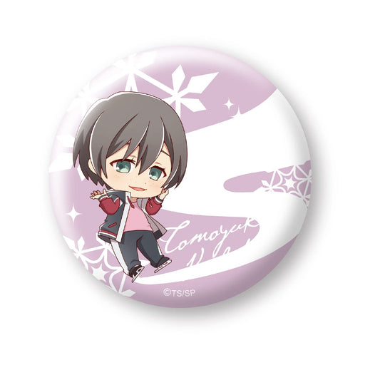 Skate Reading Stars Can Badge Tomoyuki Kubota Union Creative H56xW56mm tin plate_1