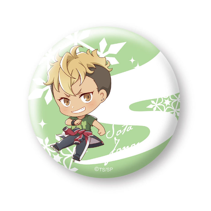 Skate Reading Stars Can Badge Sota Jonouchi Union Creative H56xW56mm tin plate_1