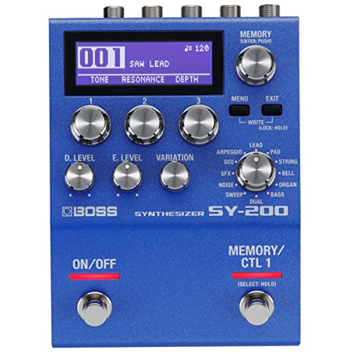 BOSS SY-200 Guitar synthesizer effects Equipped with analog-style synth sounds_1