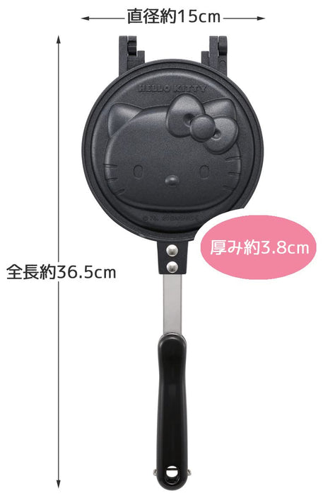 Skater Sanrio Hello Kitty Pancake Maker Pan ALHOC1-A Direct Fire Gas Cooking NEW_5