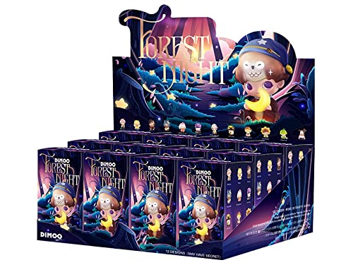 POP MART DIMOO FOREST NIGHT Series PVC & ABS Trading Figure 12 pieces BOX NEW_1