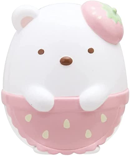 Bandai Bikkura Egg DX Sumikko Gurashi Strawberry Koen Set of 4 Toys in Bath Bomb_9