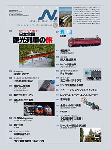 N. 2022 February Vol.122 w/Bonus Item (Hobby Magazine) NEW from Japan_2