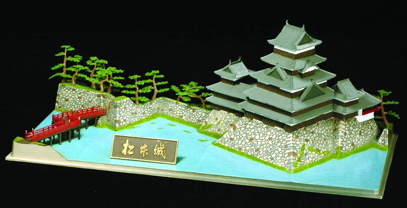DOYUSHA 1/350 Japanese Famous Castle Matsumoto Castle Plastic Model Kit S-24 NEW_2