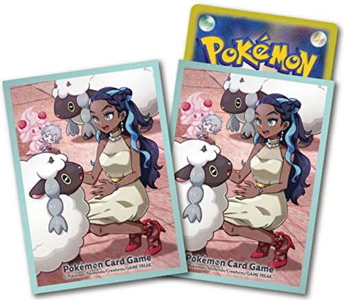 Pokemon Card Game Deck Sleeves TRAINERS Off Shot! Rurina / Nessa (64 Sleeves Set) Pokemon Card Game Deck Sleeves TRAINERS Off Shot! Rurina / Nessa (64 Sleeves Set)