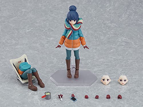 figma 551 Laid-Back Camp Rin Shima Painted plastic non-scale H130mm Figure NEW_2