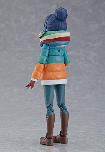 figma 551 Laid-Back Camp Rin Shima Painted plastic non-scale H130mm Figure NEW_3