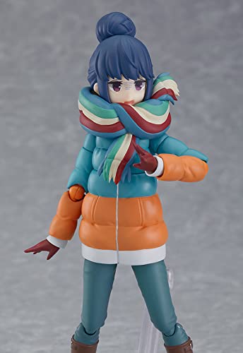 figma 551 Laid-Back Camp Rin Shima Painted plastic non-scale H130mm Figure NEW_4