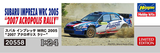 Hasegawa 1/24 SUBARU IMPREZA WRC 2005 2007 ACROPOLIS RALLY Model kit HA20558 NEW_2