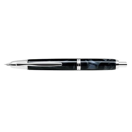 Pilot Fountain Pen Capless SE F FCSE-3MR-MAB-F Marble Black Medium Point NEW_1