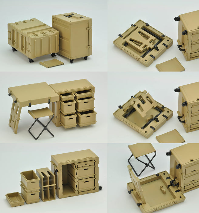 Tomytec Little Armory LD039 Field Desk A2 1/12 scale Plastic Model Kit 318804_3