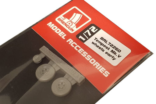 Brengun 1/72 Hawker Tempest Mk.V Wheels Early Plastic Model Parts HAUBRL72260_1