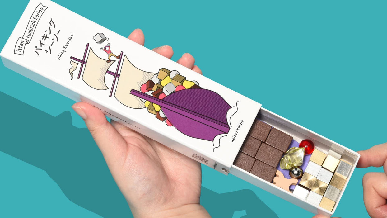 Viking Seesaw Fan Brick Series No.4 Japanese Funny Balance game ‎YS-JP01 NEW_3