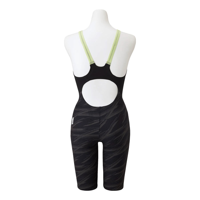 Mizuno N2MG0202 Wome's Swimsuit GX SONIC V MR Half Suit Black Size M Nylon NEW_2