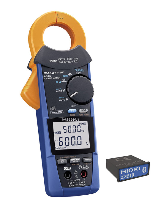 HIOKI CM4371-90+Z3210 adapter set for Bluetooth AC/DC 600A Clamp Meter NEW_1