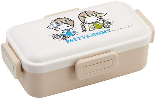 Skater Bento Dome Lid 530ml Patty & Jimmy Retro Sanrio Made in Japan PFLB6AG-A_1