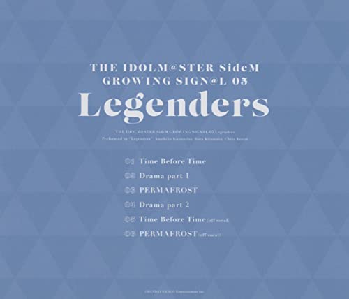 [CD] IDOLMaSTER SideM GROWING SIGNaL 05 Legenders NEW from Japan_2