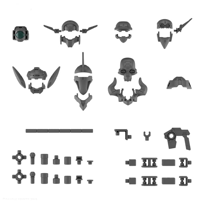 30MM Optional Parts Set 7 Customized Head B 1/144 Color-coded Plastic Model kit_1