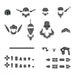 30MM Optional Parts Set 7 Customized Head B 1/144 Color-coded Plastic Model kit_1