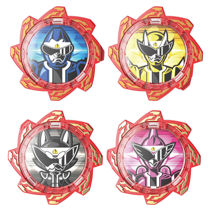 BANDAI Avataro Sentai Donbrothers Donbro Buckle w/ 4 Avararo Gear NEW from Japan_4