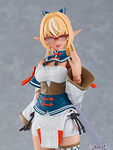 figma 552 hololive production Shiranui Flare Painted non-scale Figure M06801 NEW_7