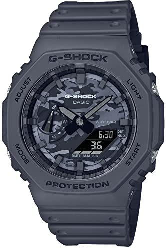 CASIO G-SHOCK GA-2100CA-8AJF Gray Camouflage Analog Digital Men Watch LIMITED_1