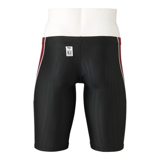 MIZUNO N2MB1024 Men's Swimsuit STREAM ACE Half Spats Black/Red Size XL Polyester_2