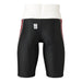 MIZUNO N2MB1024 Men's Swimsuit STREAM ACE Half Spats Black/Red Size M Polyester_2