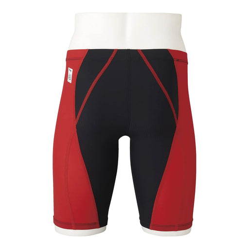 MIZUNO N2MB2011 Men's Swimsuit MX SONIC alphaII Half Spats Black/Red S Nylon NEW_2