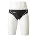 MIZUNO N2MB1025 Men's Swimsuit Stream Ace V Pants Black/Red Size S Polyester NEW_1