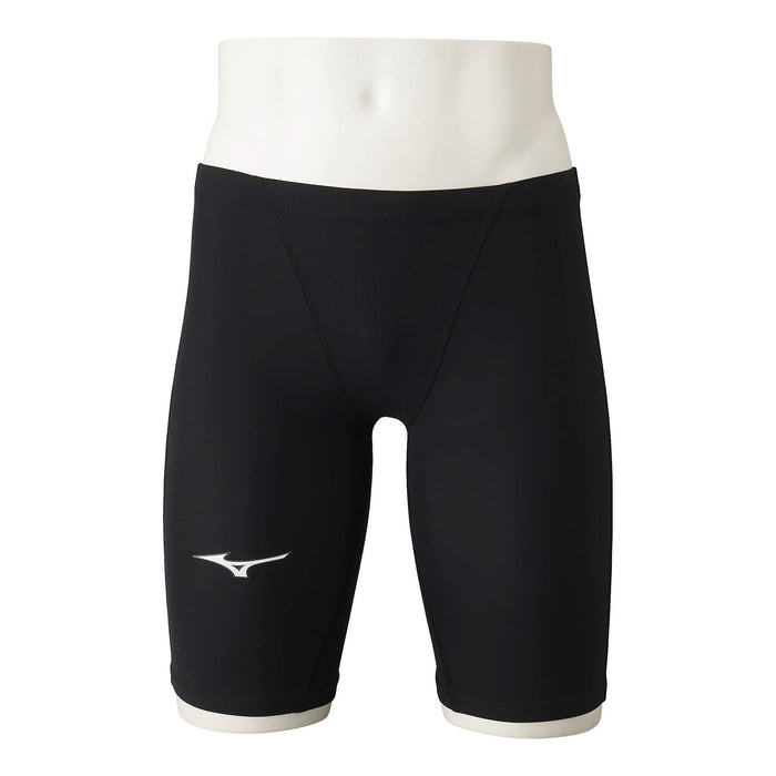 MIZUNO N2MB2011 Men's Swimsuit MX SONIC alphaII Half Spats Black/Violet Size L_3