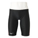 MIZUNO N2MB1024 Men's Swimsuit STREAM ACE Half Spats Black/Red Size XS Polyester_3