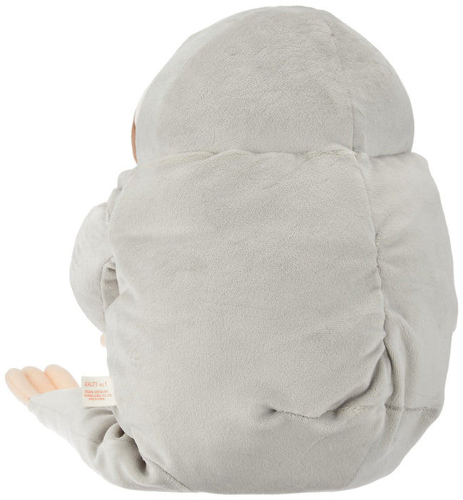 Shinada Global Mochi Namake Gray Large size Polyester MONK-0350G H30cm sloth NEW_3