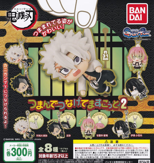 Demon Slayer: Kimetsu no Yaiba Pinch and Connect mascot 2 Set of 8 Gashapon toys_1