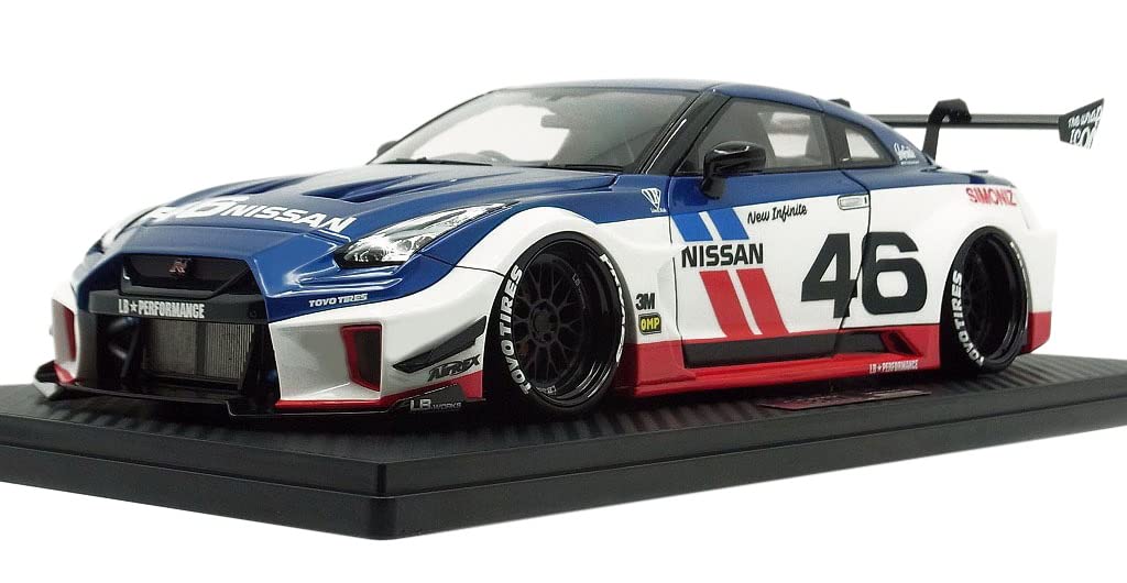 ignition model 1/43 LB-Silhouette Works GT Nissan 35GT-RR White/Blue/Red IG2549_1