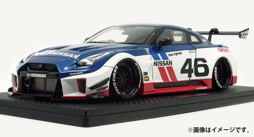 ignition model 1/43 LB-Silhouette Works GT Nissan 35GT-RR White/Blue/Red IG2549_2
