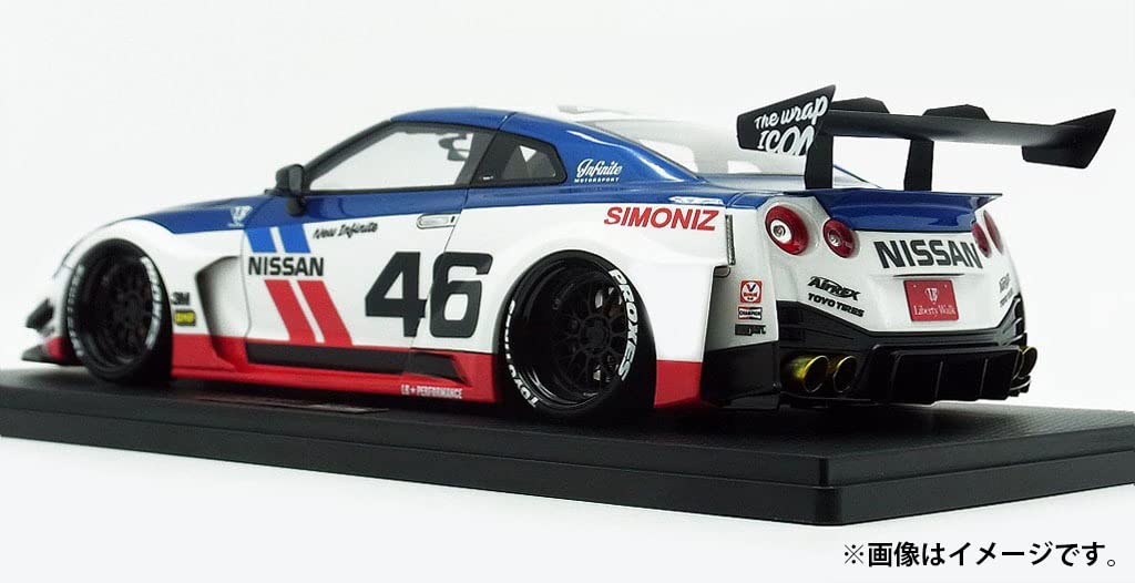 ignition model 1/43 LB-Silhouette Works GT Nissan 35GT-RR White/Blue/Red IG2549_3