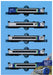 Micro Ace N Series KIHA281 Limited Express Hokuto 5 Car Set A6742 Diesel Car NEW_1