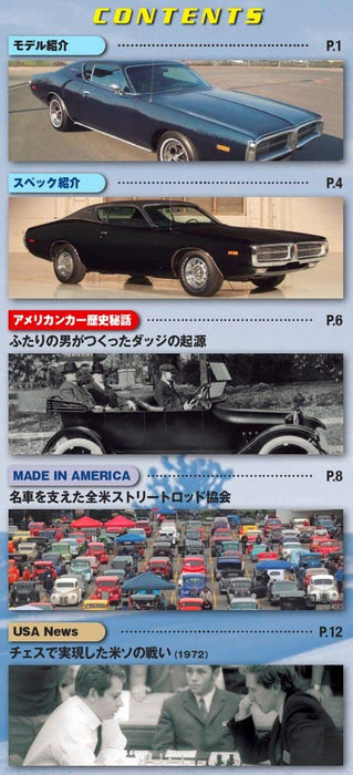 1/43 Dodge Charger SE 1972 Diecast toy car American Car Collection #12 NEW_2