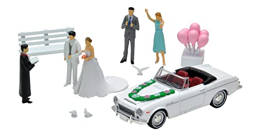 TOMICA Diocolle 13a 1/64 WEDDING DATSUN 1600 SPORTS #CARSNAP 321286 NEW_1
