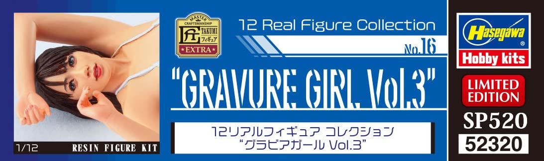 Hasegawa 1/12 Real Figure Collection No.16 GRAVURE GIRL Vol.3 Model kit SP520_7