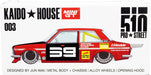 MINI GT 1/64 Datsun 510 Pro Street SK510 Red Kaido House LHD Diecast Car NEW_5