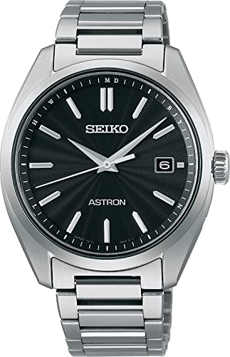 Seiko Astron SBXY033 Black Dial Titanium Radio Solar Men's Watch Made in Japan_1