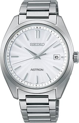 Seiko Astron SBXY029 Silver Dial Titanium Radio Solar Men's Watch Made in Japan_1