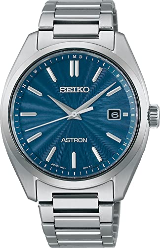 Seiko Astron SBXY031 Blue Dial Titanium Radio Solar Men's Watch Made in Japan_1